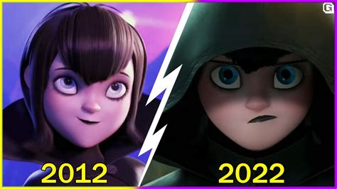 dracula mavis|Evolution of Mavis Dracula in Hotel Transylvania (2012.